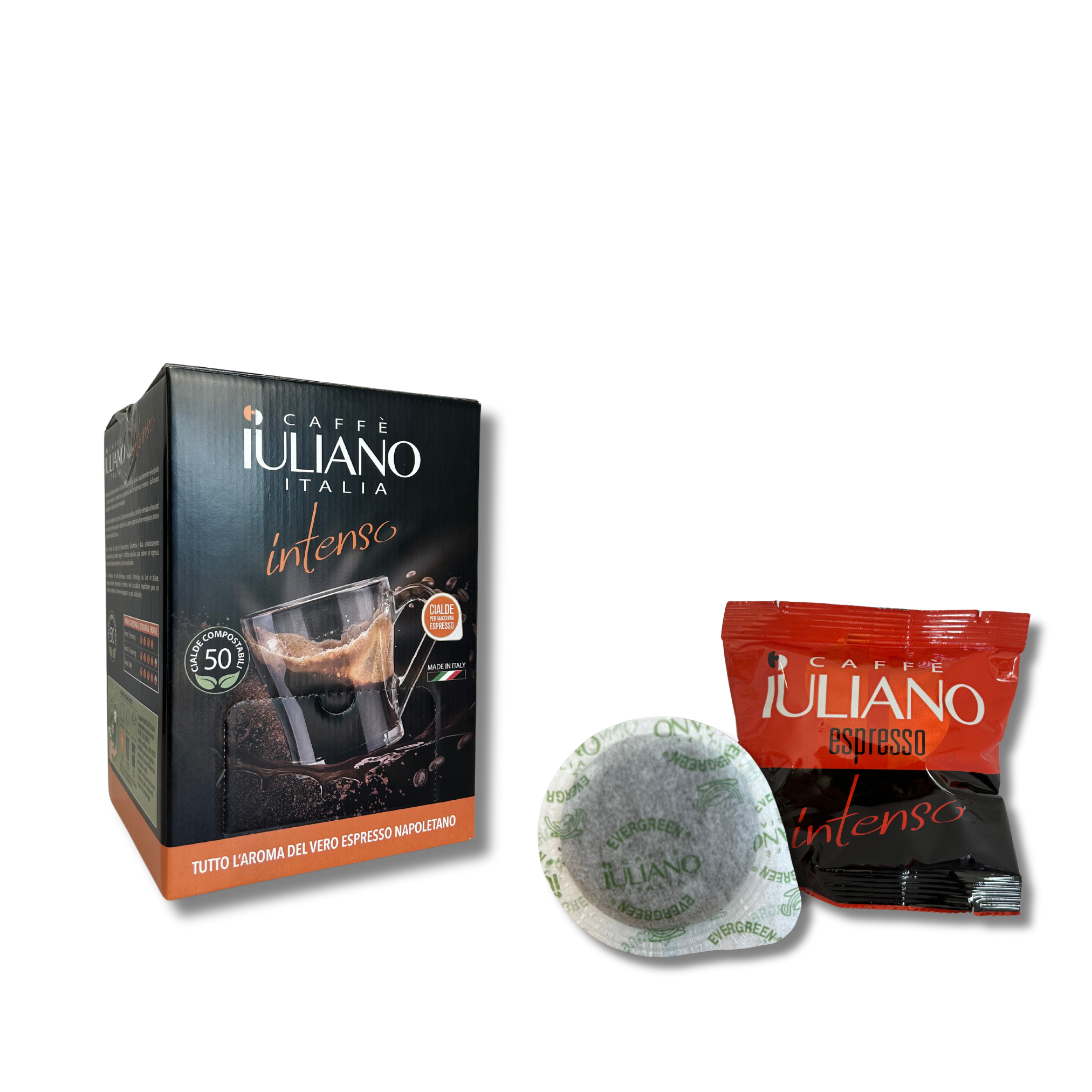 Cialde BOX 50 Caffè Iuliano miscela Intenso