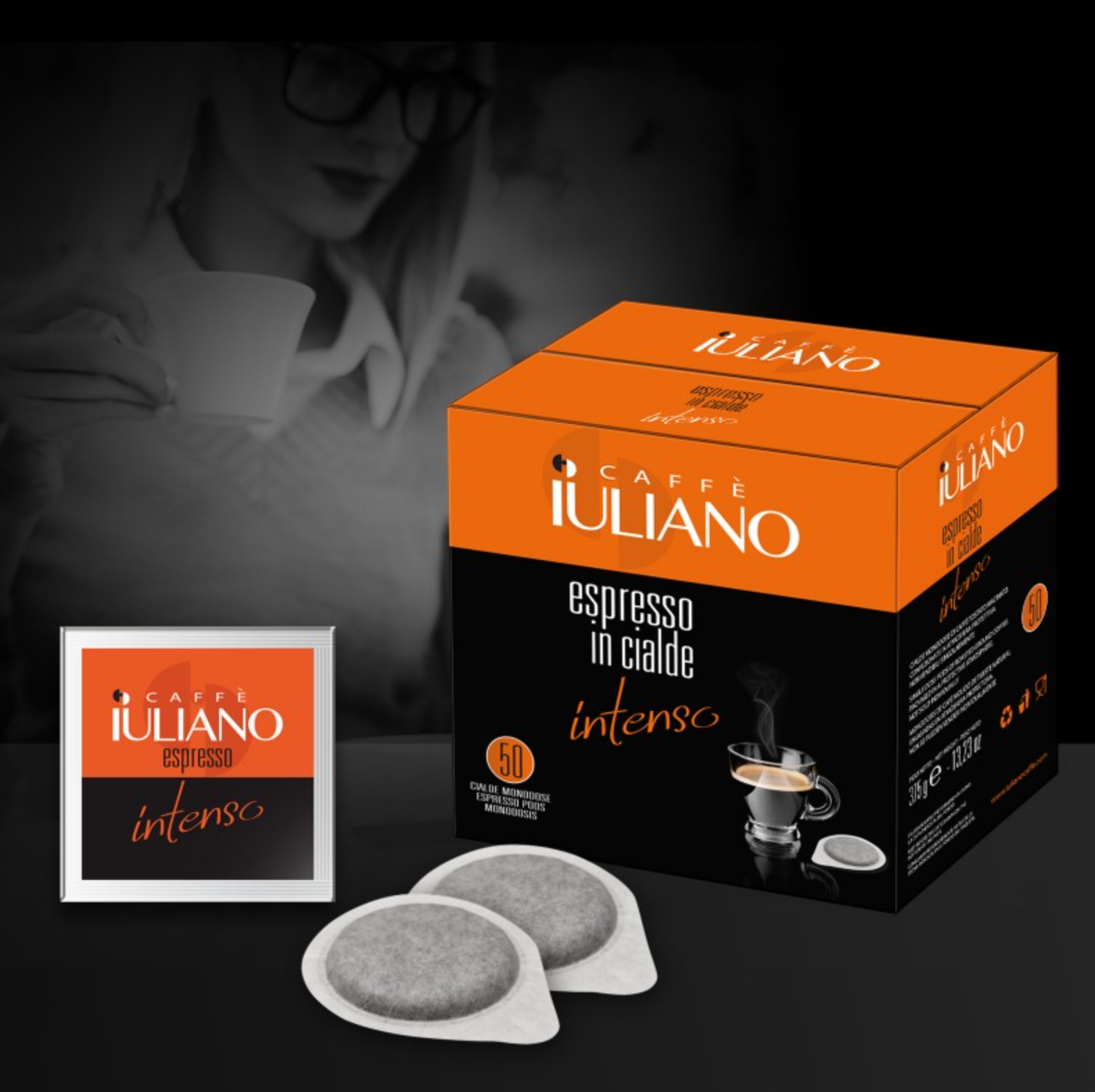 Cialde BOX 50 Caffè Iuliano miscela Intenso