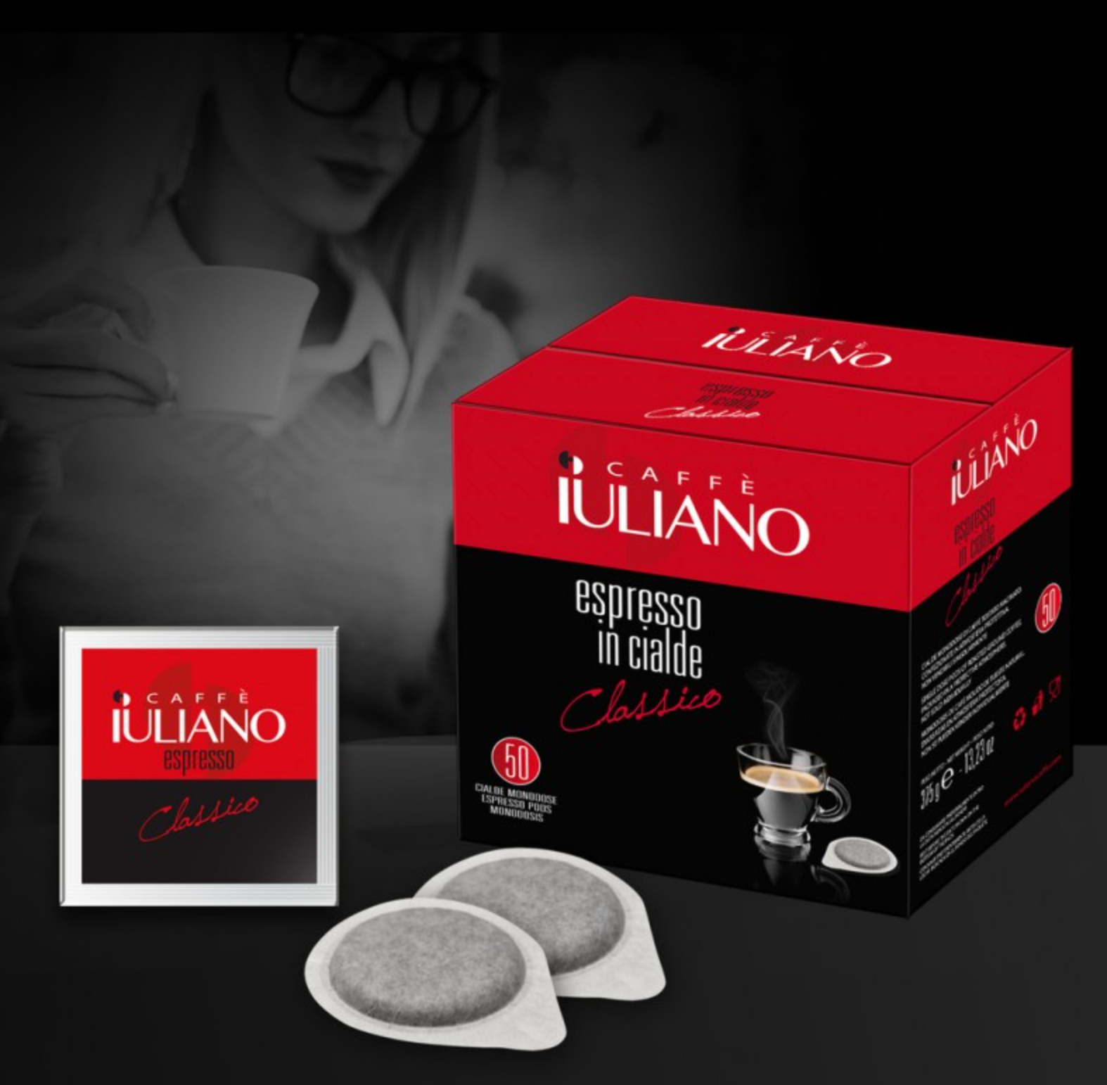 Cialde BOX 150 Caffè Iuliano miscela Classico