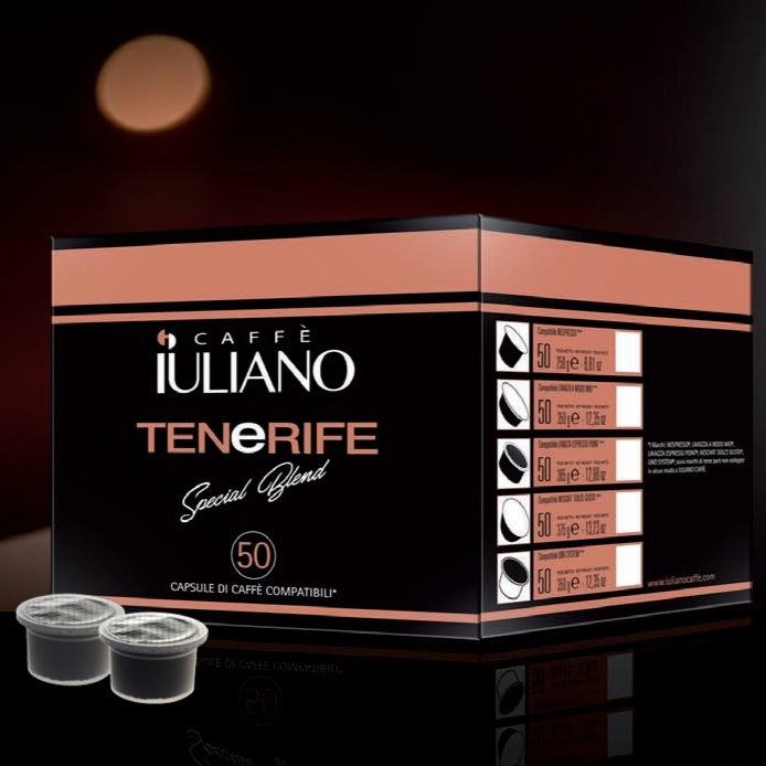 Capsule compatibili LAVAZZA ESPRESSO POINT®* miscela Tenerife BOX 50