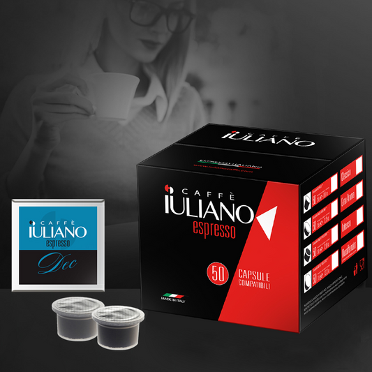 Capsule compatibili LAVAZZA ESPRESSO POINT®* miscela Decaffeinato BOX 50